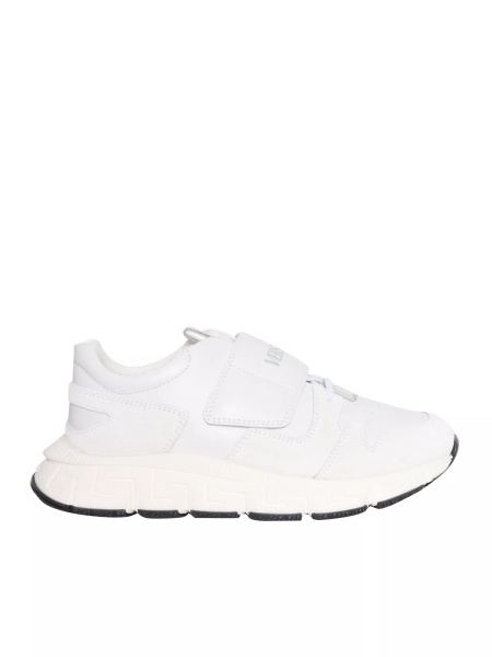 White leather sneakers