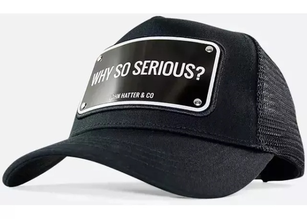 WHY SO SERIOUS ? BLACK ON BLACK