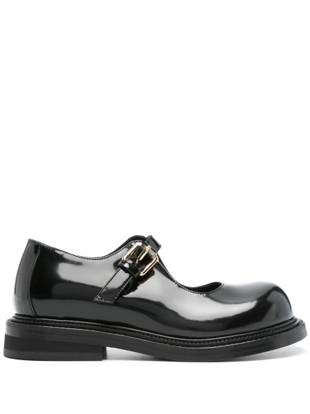 Balerini Moschino negri din piele