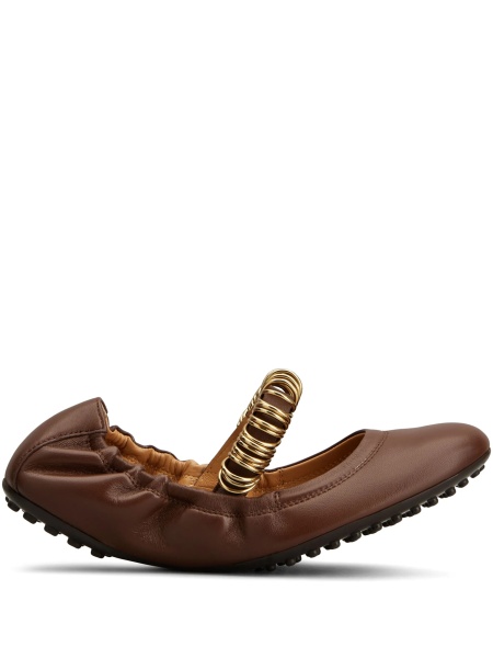 Balerini TOD'S maro din piele