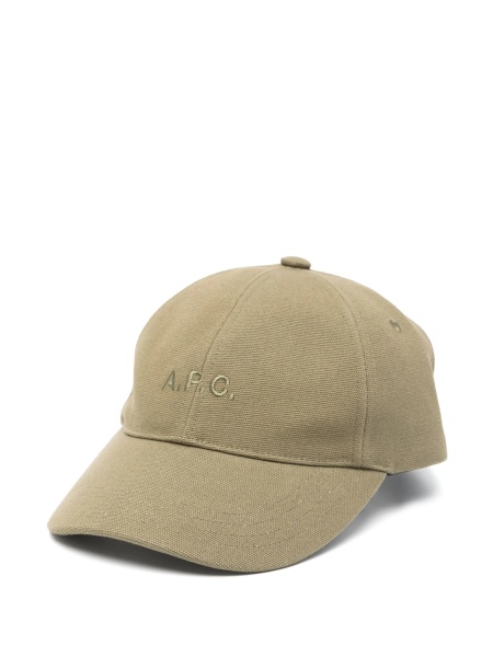 Basca A.P.C. verde din bumbac