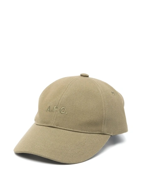 Basca A.P.C. verde din bumbac