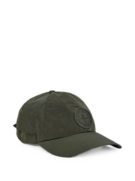 Basca Stone Island verde din poliamida