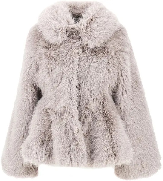 Blanuri Faux fur flared jacket
