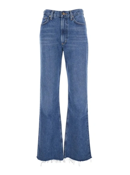 Blugi AGOLDE albastri din denim