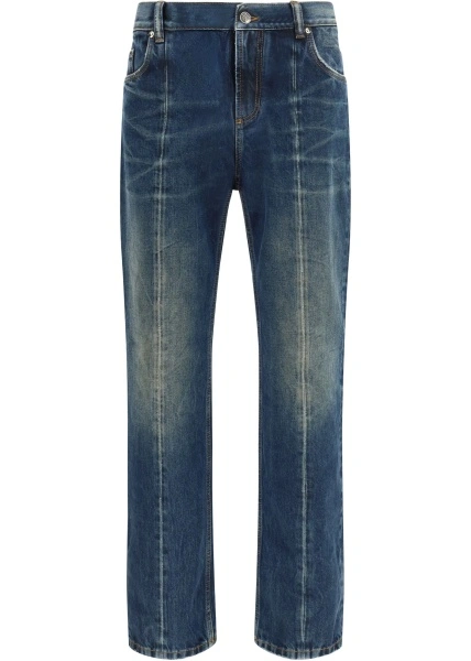 Blugi Distressed straight-leg Jeans