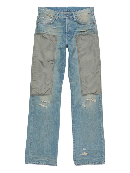 Blugi drepti Acne Studios albastri