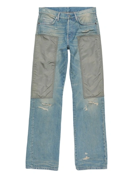 Blugi drepti Acne Studios albastri