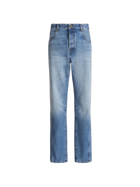 Blugi drepti Balmain albastri