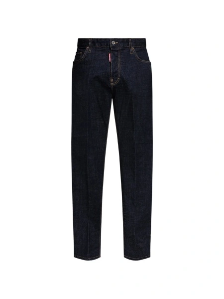 Blugi drepti DSQUARED2 albastri