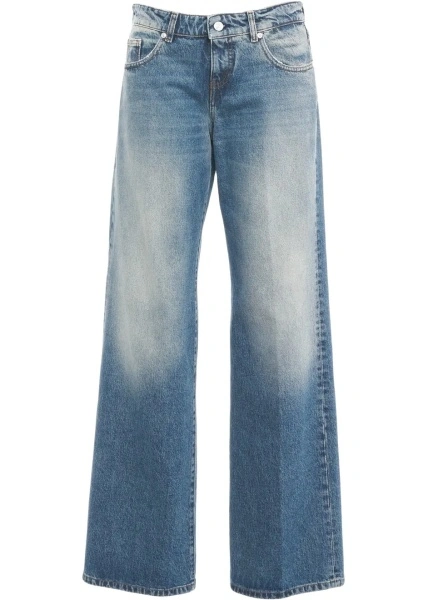 Blugi drepti Nine in the morning albastri din denim 'Rocio'