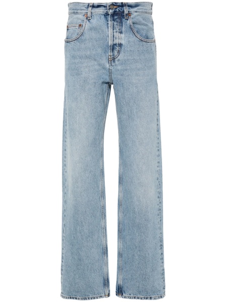 Blugi drepti Saint Laurent albastri