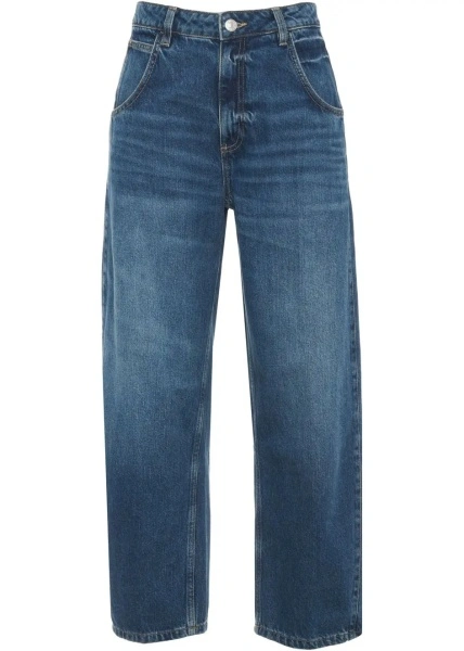 Blugi drepti Seventy & Mochi albastri din denim 'Bo'