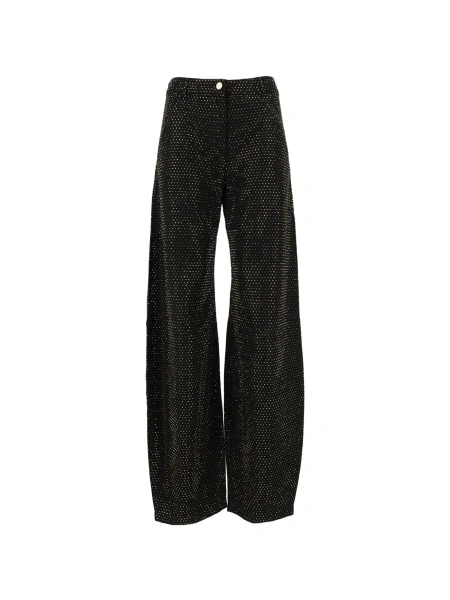 Blugi evazati Elisabetta Franchi negri