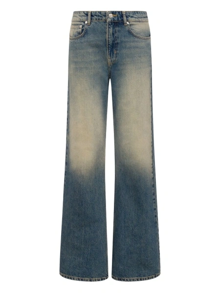 Blugi evazati MOSCHINO JEANS albastri
