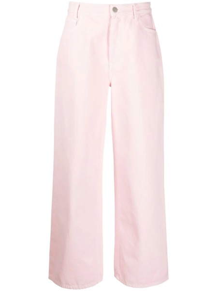 Blugi evazati Raf Simons roz