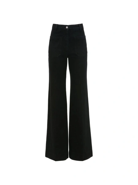 Blugi evazati Victoria Beckham negri