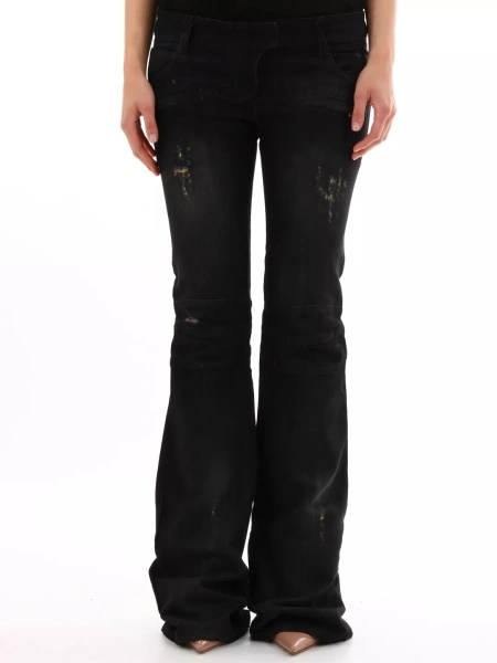 Blugi Flared Jeans Dark Denim*