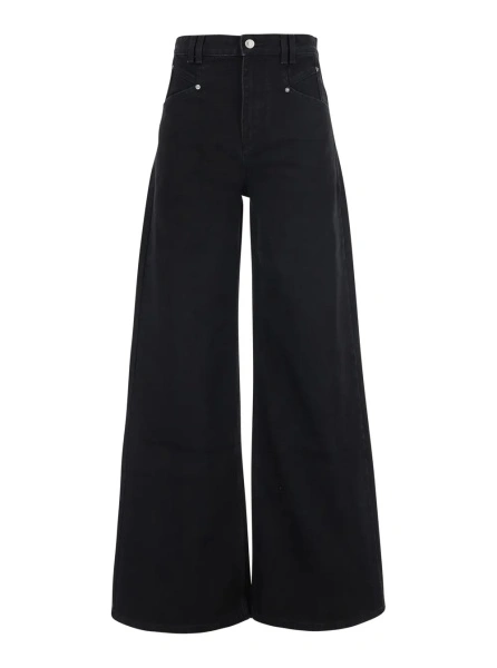 Blugi Isabel Marant negri din denim