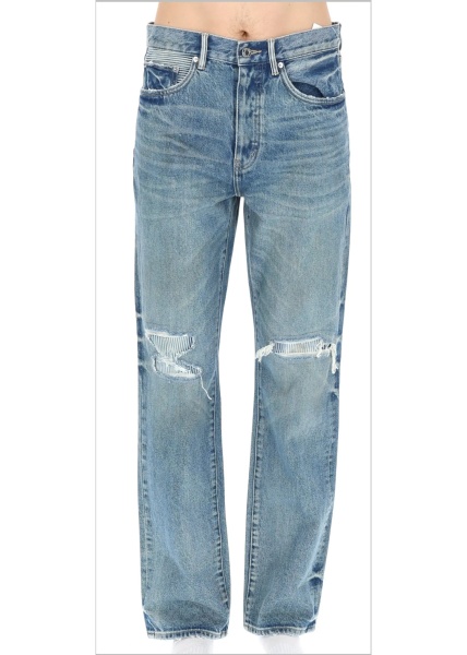 Blugi Jeans In Denim Di Cotone