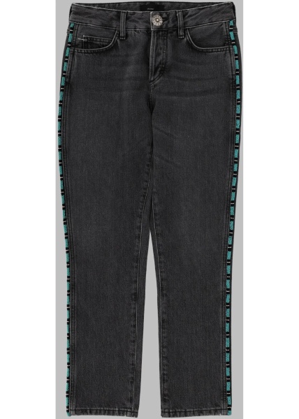 Blugi Jeans In Denim Di Cotone