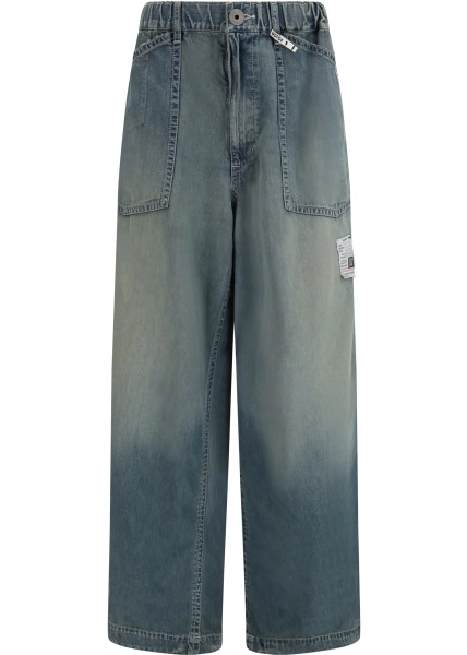 Blugi Light denim wide Pants