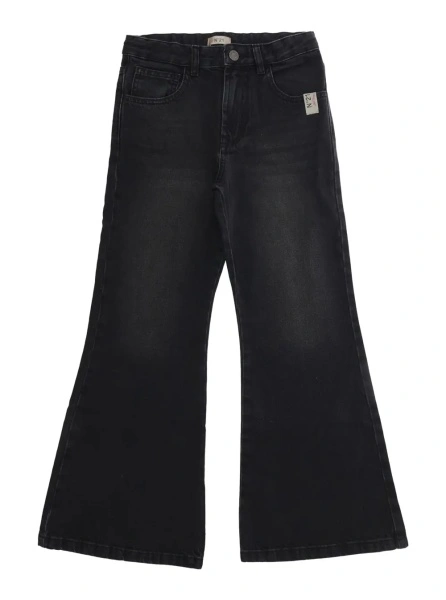 Blugi N°21 Kids negri din denim