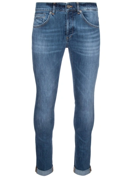 Blugi slim fit Dondup albastri