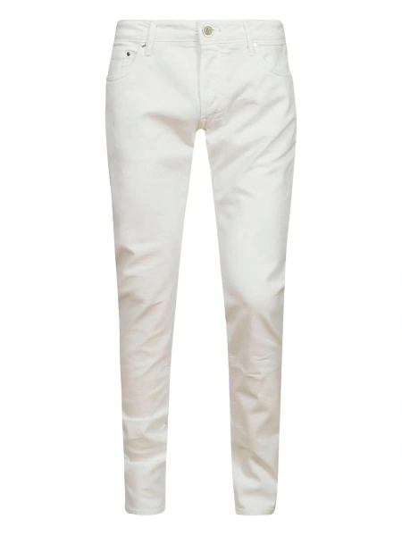 Blugi slim fit HANDPICKED albi
