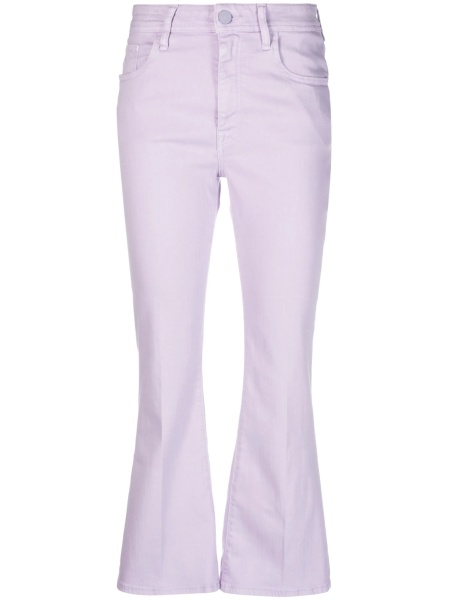 Blugi trei sferturi Jacob Cohen violet din bumbac si polyester