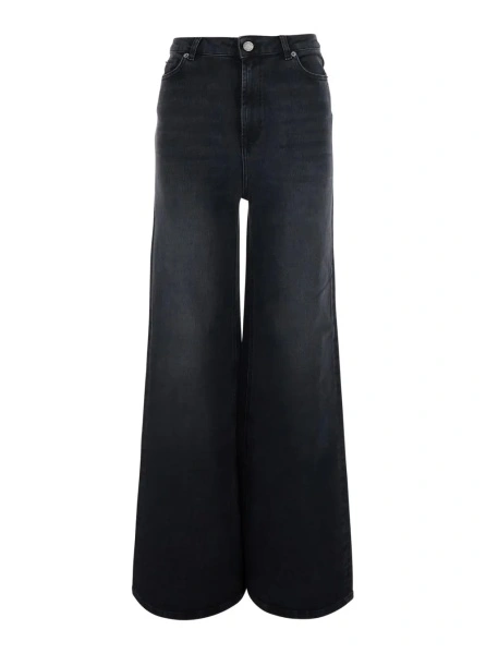 Blugi TWINSET negri din denim