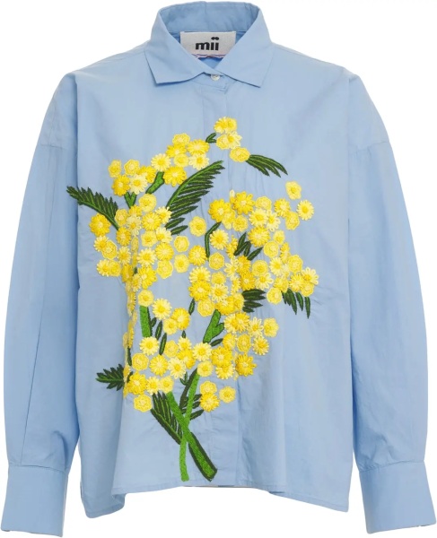 Bluza Blouse with floral embroidery 'Greta'