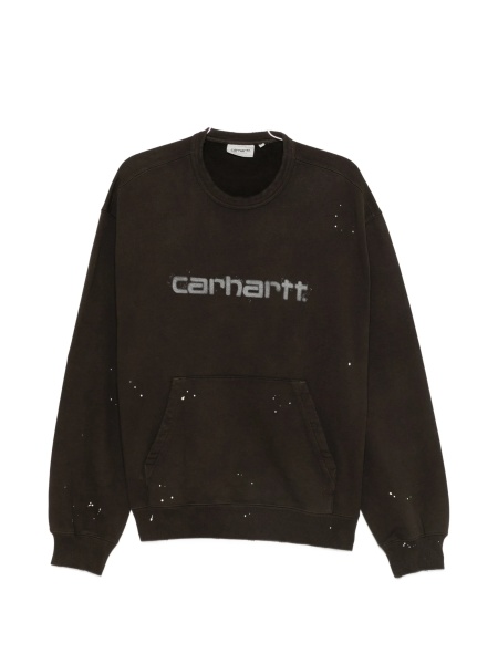 Bluza de trening Carhartt maro din bumbac