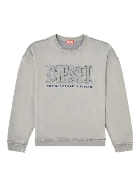 Bluza de trening Diesel gri