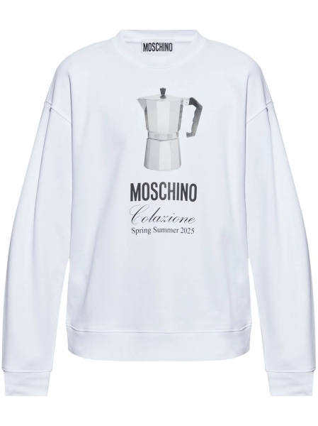 Bluza de trening Moschino alba