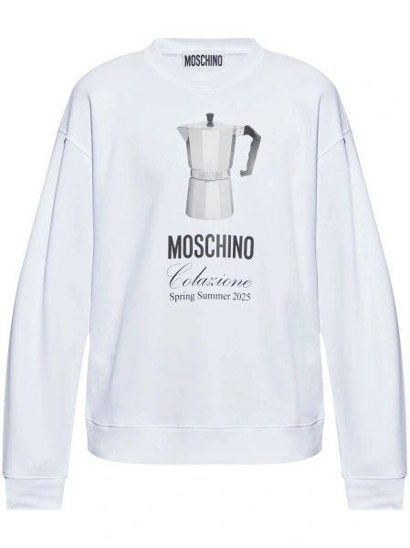 Bluza de trening Moschino alba