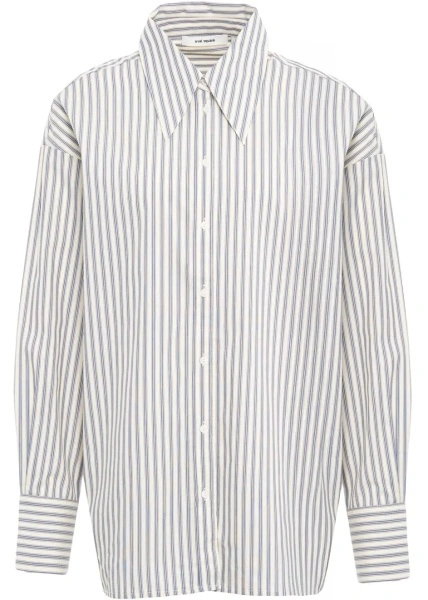 Bluza eleganta oval square alba