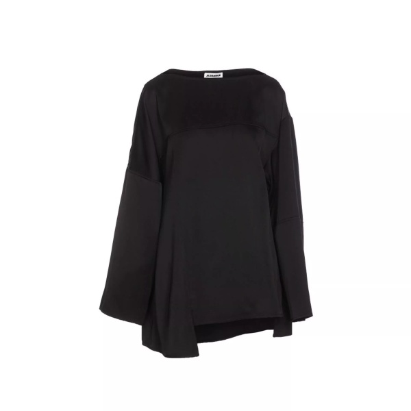 Bluza Jil Sander Blend Silk Blouse