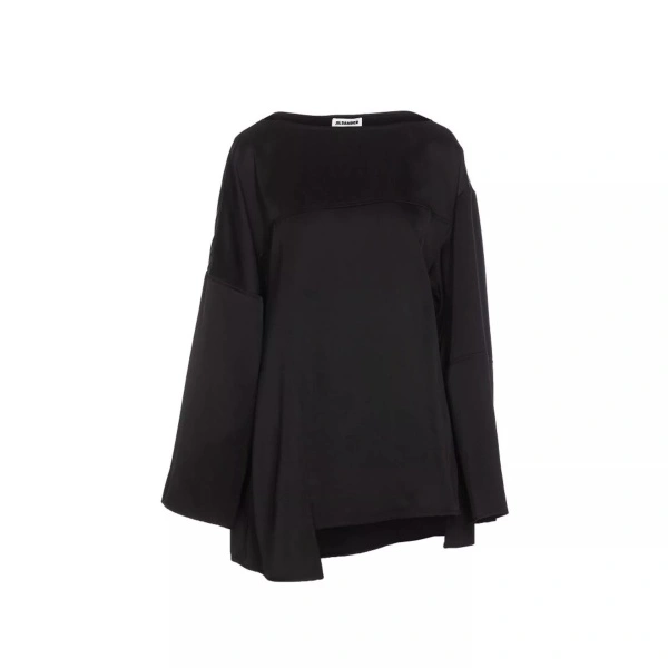 Bluza Jil Sander Blend Silk Blouse