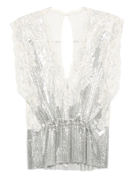 Bluza RABANNE argintie