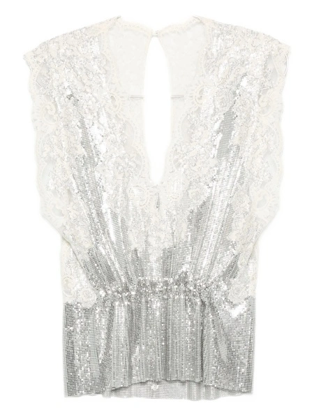 Bluza RABANNE argintie