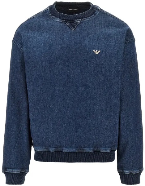 Bluza trening Denim crewneck sweatshirt