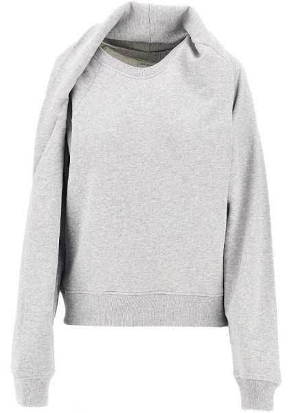 Bluza trening Draped crewneck sweatshirt