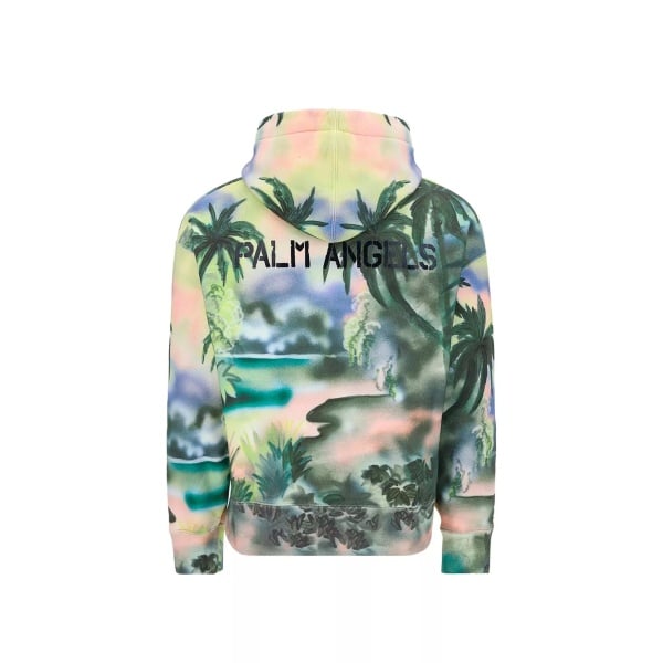 Bluza trening Palm Angels Cotton Hooded Sweatshirt