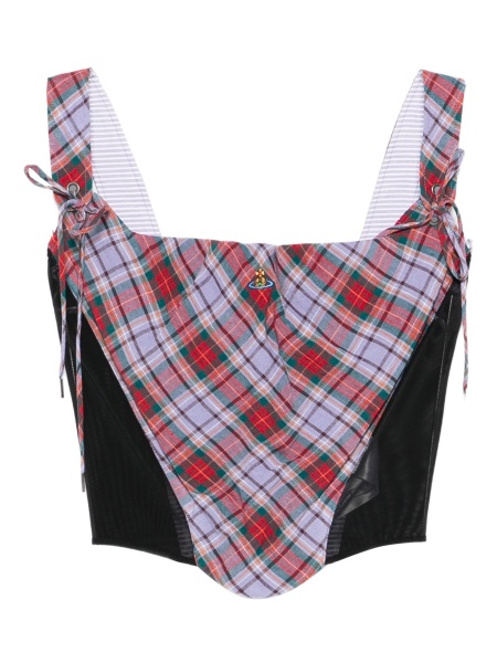 Bluza Vivienne Westwood violet din poliamida si spandex/elastan