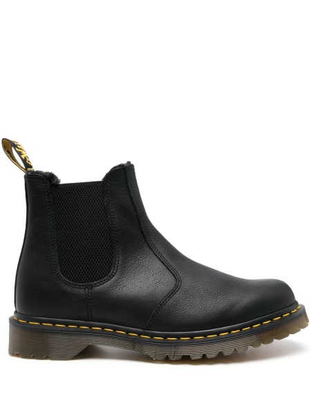 Bocanci Dr. Martens negri din piele