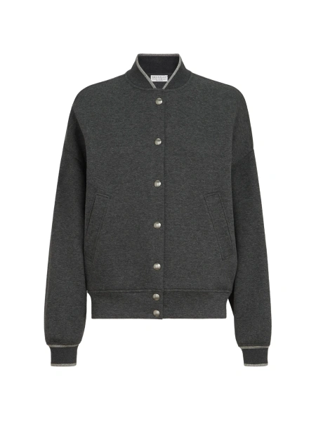 Bomber jacket Brunello Cucinelli gri