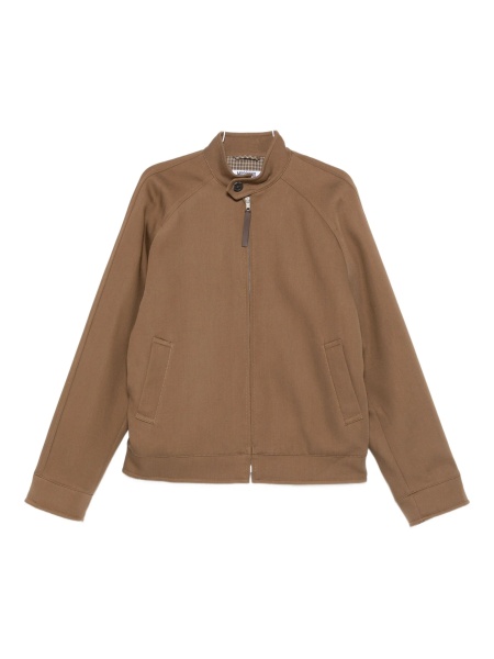 Bomber jacket Moschino maro din bumbac