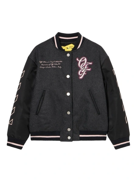 Bomber jacket Off-White gri