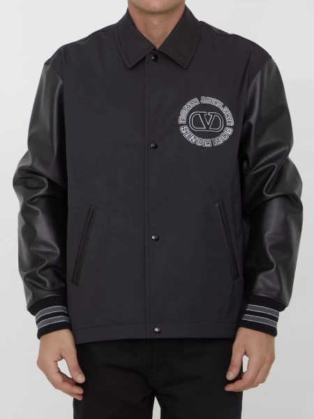 Bomber Nylon Track Bomber Jacket